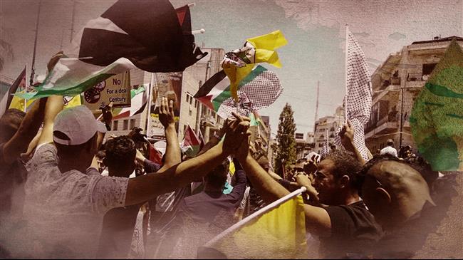 Gazans rally against US's so-called deal of century