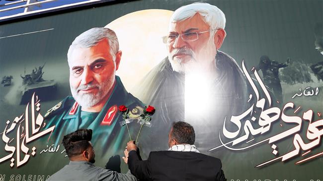 'Gen. Soleimani, cmdr. Muhandis spearheaded anti-Daesh fight'