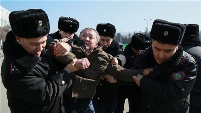 Police in Kazakhstan detain dozens amid rage over activist’s death 