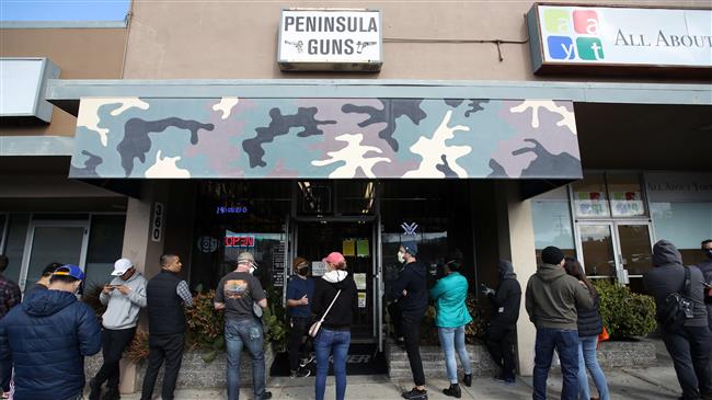 Long lines for guns in California coronavirus panic shopping