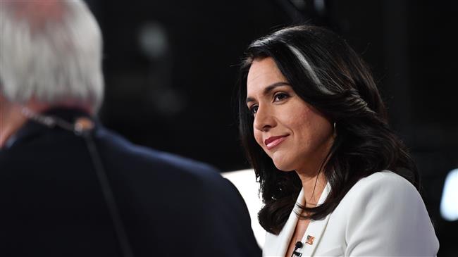 Anti-war candidate ends campaign to endorse warmonger
