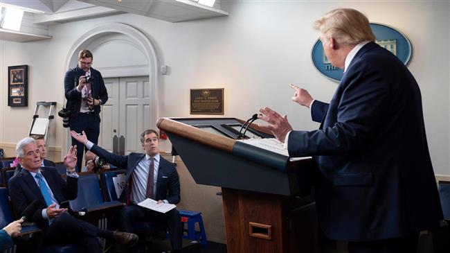 Trump attacks NBC News reporter over coronavirus question