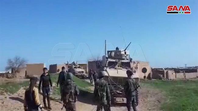 Syrian army, civilians block US military convoy in Hasakah