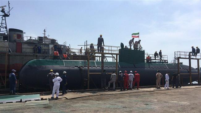 Iran’s overhauled Ghadir-class submarine joins naval fleet