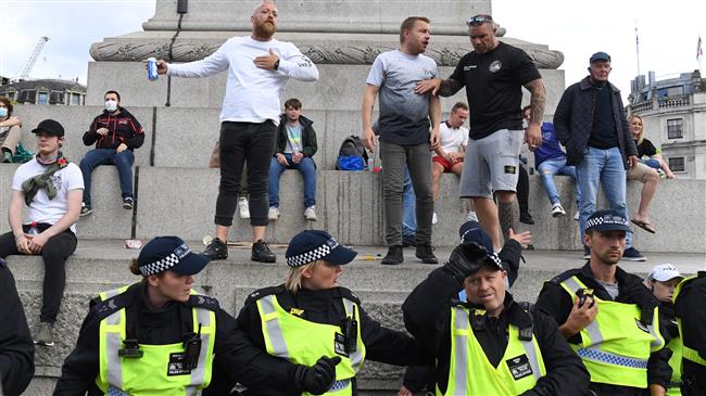 BLM protest in London turns violent
