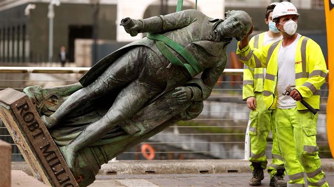 UK Black Lives Matter protests, statues removed