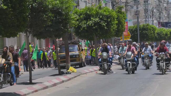 Thousands march against Israeli annexation plans in Khan Yunis 
