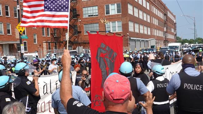 Protesters march against police brutality in Chicago