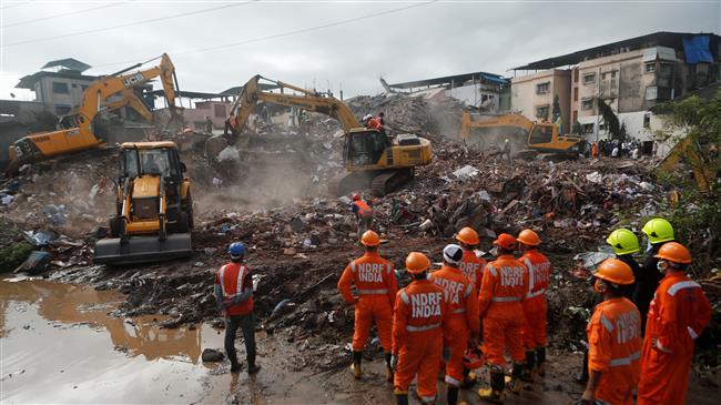 More than 60 survivors pulled from collapsed building in India