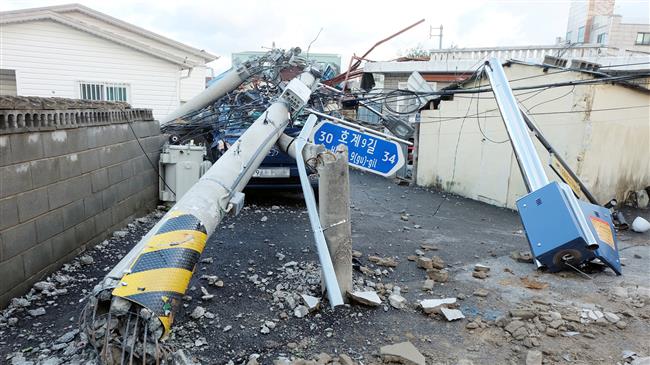 Typhoon Maysak hits North Korea, bringing heavy rain, floods