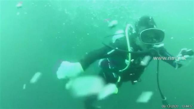 Divers start repair work on fire-hit oil tanker off Sri Lanka