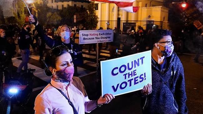 With 2 presidents US election as chaotic as feared