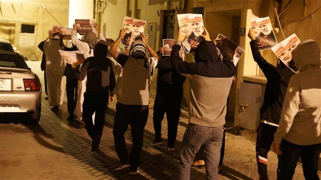 Bahrainis pay tribute to Gen. Soleimani on 1st martyrdom anniv.