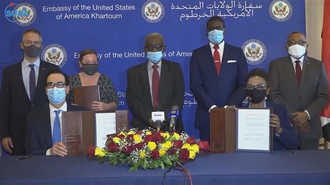 Sudanese protest against normalization of ties with Israel
