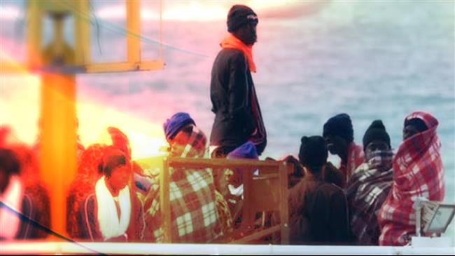 Dozens of migrants detained after crossing English channel