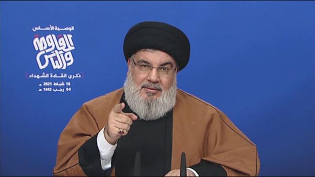 ‘Stop playing with fire,’ Nasrallah warns Israel