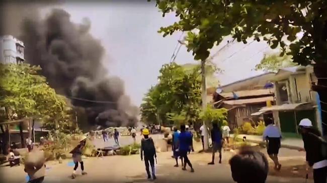 Troops open fire at funeral as Myanmar mourns bloodiest day since coup