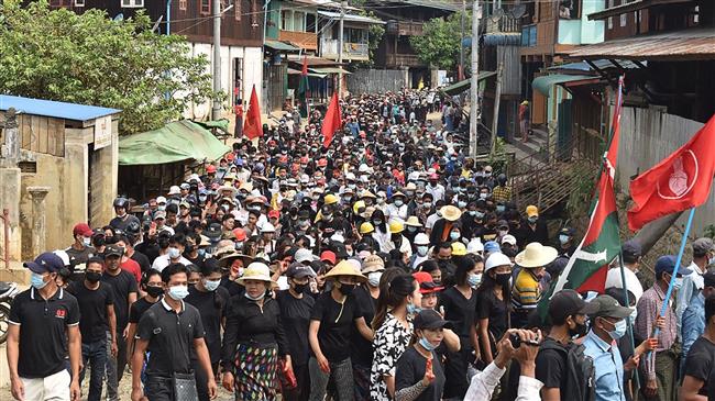 Anti-coup protests, crackdown continue in Myanmar