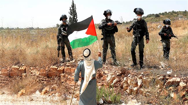 Gazaans protest eviction of Palestinians in Sheikh Jarrah