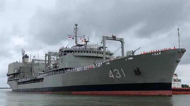  Iranian naval vessel IRIS Kharg sinks after blaze in Gulf of Oman