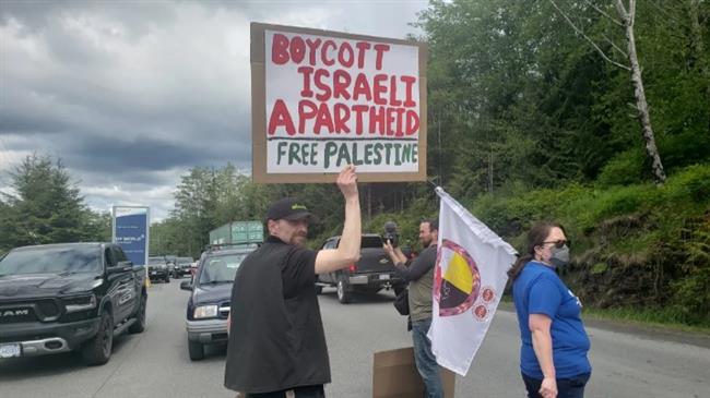 Block the Boat: Protesters prevent Israeli ship from docking at Canadian port