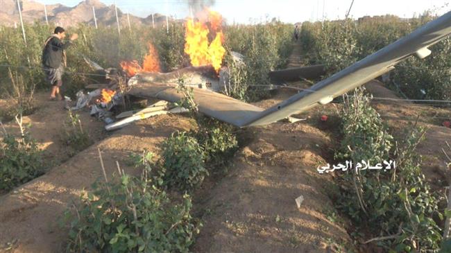 Yemeni forces shoot down Saudi spy drone over Sa’ada 