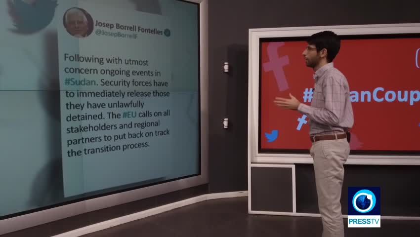 Reactions on social media to Sudan military coup 